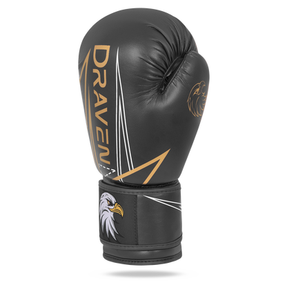 DRAVEN® Luvas de Boxe The Mist – Luvas Profissionais para Treino e Sparring MMA Muay Thai