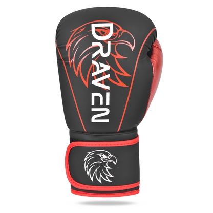DRAVEN® Luvas de Boxe Angry – Luvas Profissionais de Treino e Sparring MMA Muay Thai
