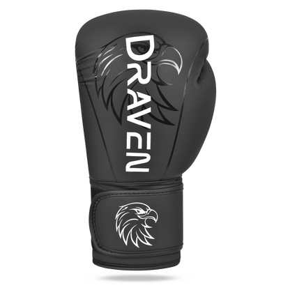 DRAVEN® Luvas de Boxe Angry – Luvas Profissionais de Treino e Sparring MMA Muay Thai