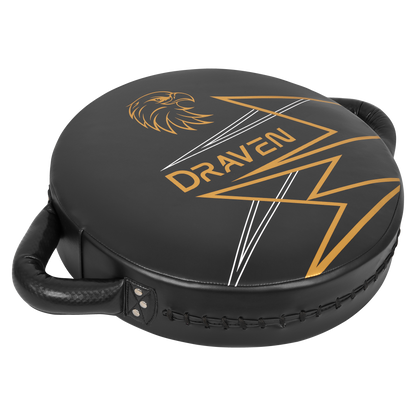 DRAVEN® The Mist Round Kick Shield – Professional Muay Thai & Kickboxing Training Pad