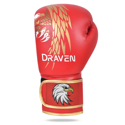 Luvas de Boxe DRAVEN® Eagle – Luvas Profissionais de Treino e Sparring MMA Muay Thai