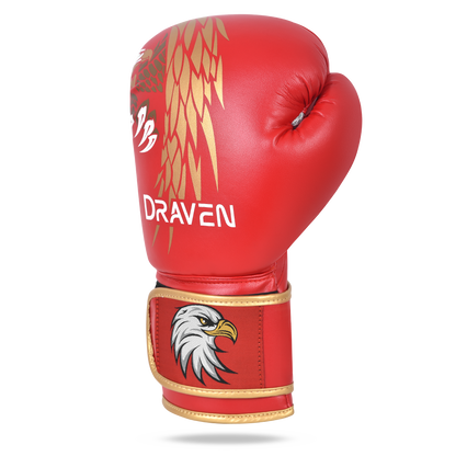Luvas de Boxe DRAVEN® Eagle – Luvas Profissionais de Treino e Sparring MMA Muay Thai