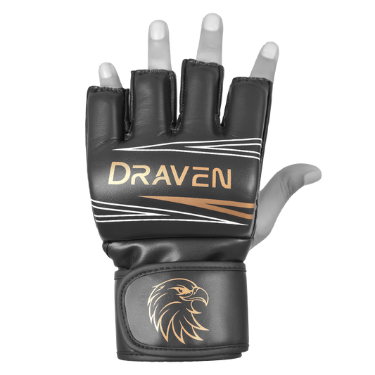 DRAVEN® The Mist MMA Gloves – Professional Open Finger Training & Sparring Gloves