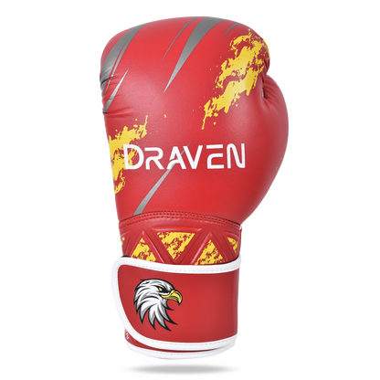 Luvas de Boxe DRAVEN® SHARK – Luvas de Treino Profissional e Sparring MMA Muay Thai