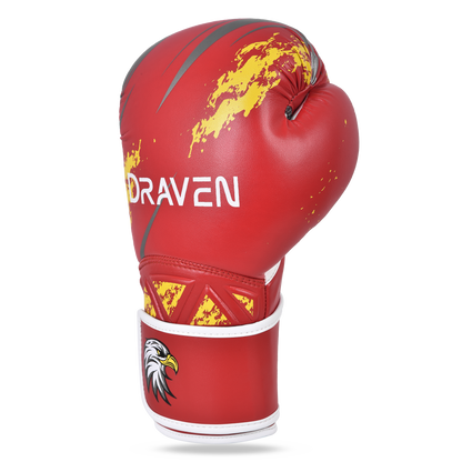 Luvas de Boxe DRAVEN® SHARK – Luvas de Treino Profissional e Sparring MMA Muay Thai
