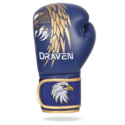 Luvas de Boxe DRAVEN® Eagle – Luvas Profissionais de Treino e Sparring MMA Muay Thai