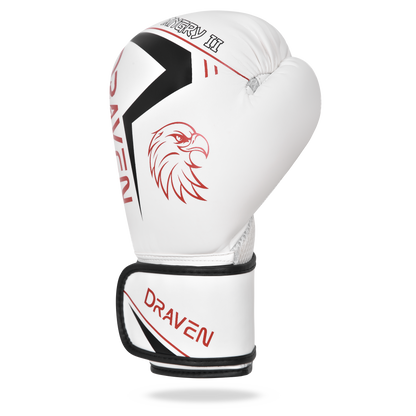 Luvas de Boxe DRAVEN® Angry II – Luvas Profissionais de Treino e Sparring MMA Muay Thai