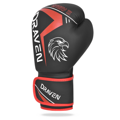 Luvas de Boxe DRAVEN® Angry II – Luvas Profissionais de Treino e Sparring MMA Muay Thai