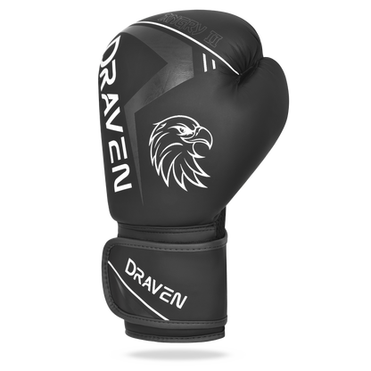 Luvas de Boxe DRAVEN® Angry II – Luvas Profissionais de Treino e Sparring MMA Muay Thai